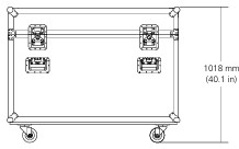 ETC High End Halcyon Platinum Road Case 1-Way